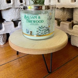 Balsam & Firewood 🪵 3 Wick Candle BBW